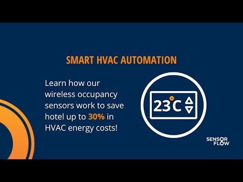 Smart HVAC Automation in SmartREM - Hotel Energy Saving Solution - video from SensorFlow