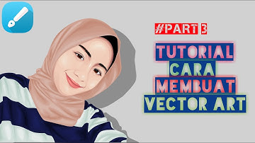 CARA MEMBUAT VECTOR ART DI ANDROID | #part3 cara shading wajah | ( infinite design)