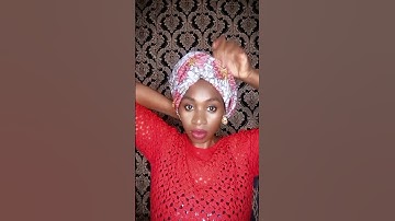 Quick And Easy 2 Yards Ankara Head Wrap Tutorial.