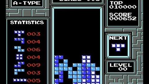 Tetris - NES Gameplay