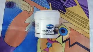 كريم مينك بجوز الهند واللوز للشعر  Reveiw of mink cream