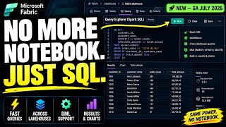 Fabric's Lakehouse Query Explorer: No More Notebook Just to Check Data
