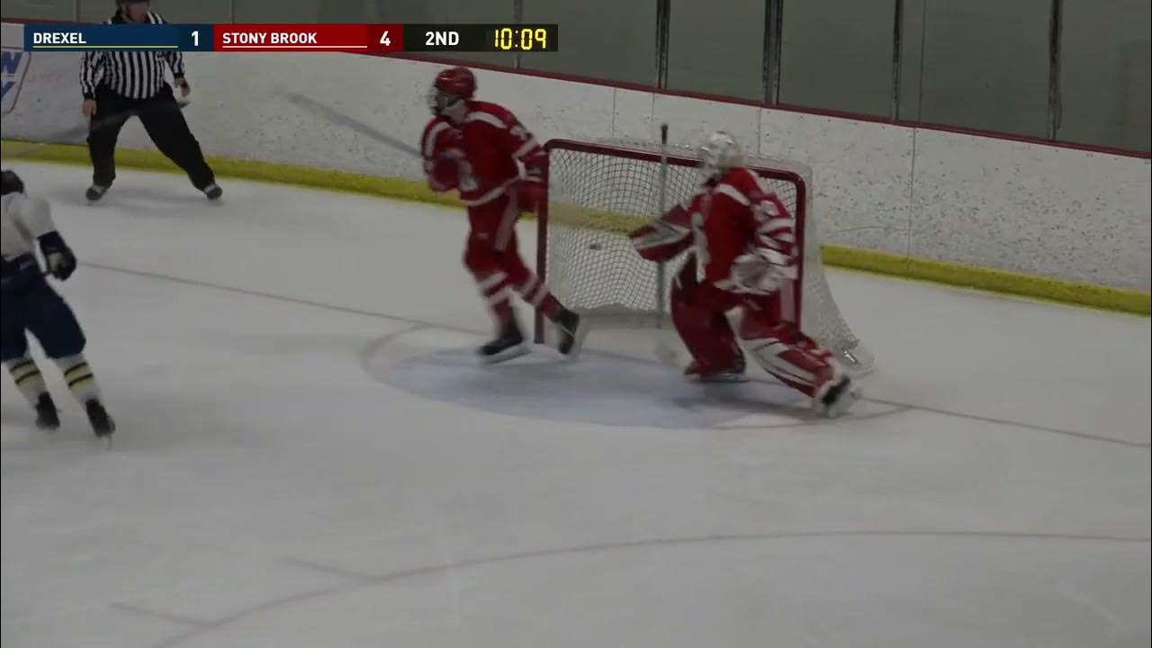 Drexel University @ Stony Brook University ACHA D1 Hockey Highlights 11