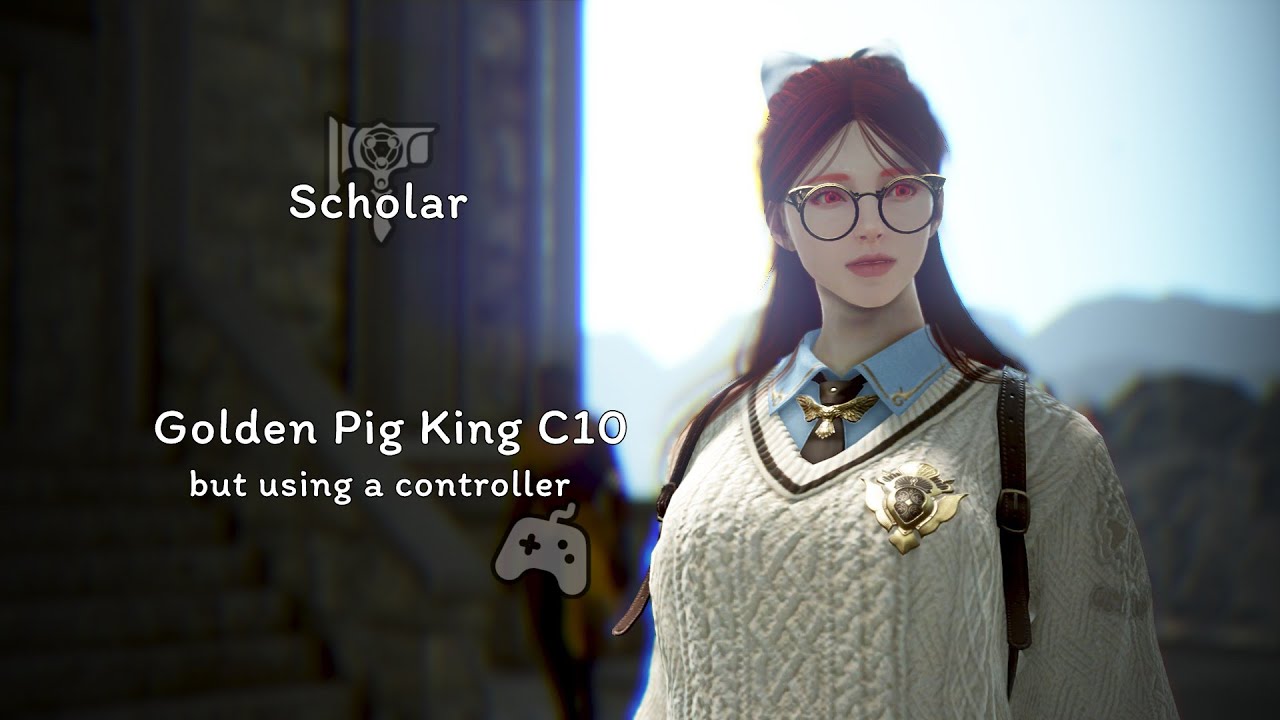 [BDO TH x SEA] Black Shrine Golden Pig King C10 Scholar but using a controller.