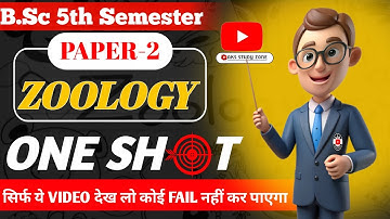 BSc 5th Zoology Exam (Paper 2) ZOO302 I Answer Key I 2025-26I DDU University Gkp PART-1AKSSTUDYZONE 