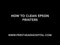 How to clean Epson Printers