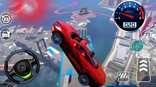 Mega Vertical Car Ramp - Car Crashing Racing Simulator 3D - Android Gameplay screenshot 4