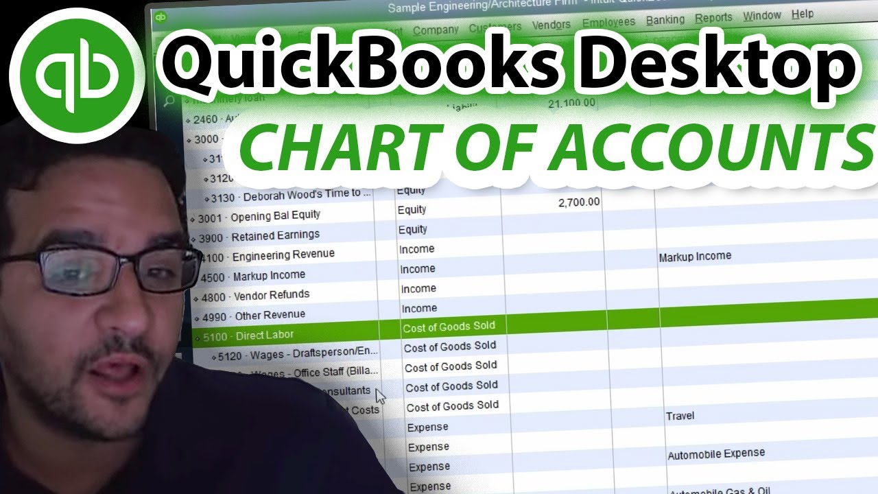 How To Export Chart Of Accounts From Quickbooks Desktop