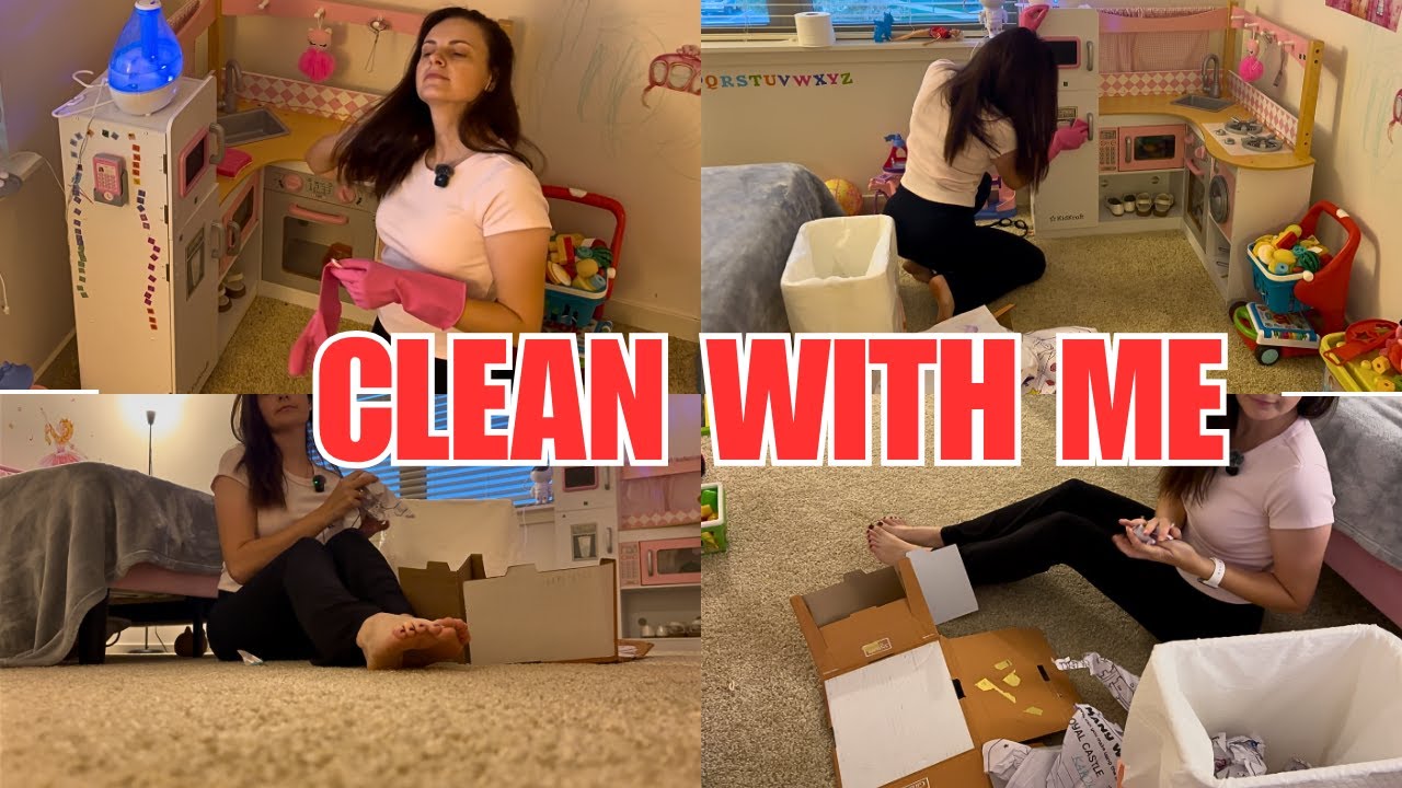 Cleaning the Kids’ Room 💜 Paper Chaos Gone! ASMR
