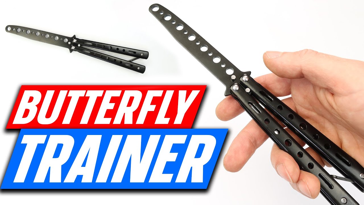 Trainer Butterfly Knives Illegal  Balisong Trainer Butterfly Knife -  Trainer - Aliexpress
