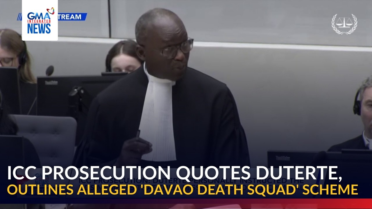 ICC Prosecution quotes Duterte, outlines alleged 'Davao Death Squad' scheme | GMA Integrated News