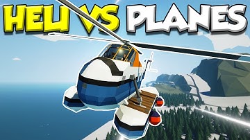 HELICOPTER VS MODDED AI ARMY! - Stormworks DLC AI Army mod - Stormworks Modded Gameplay