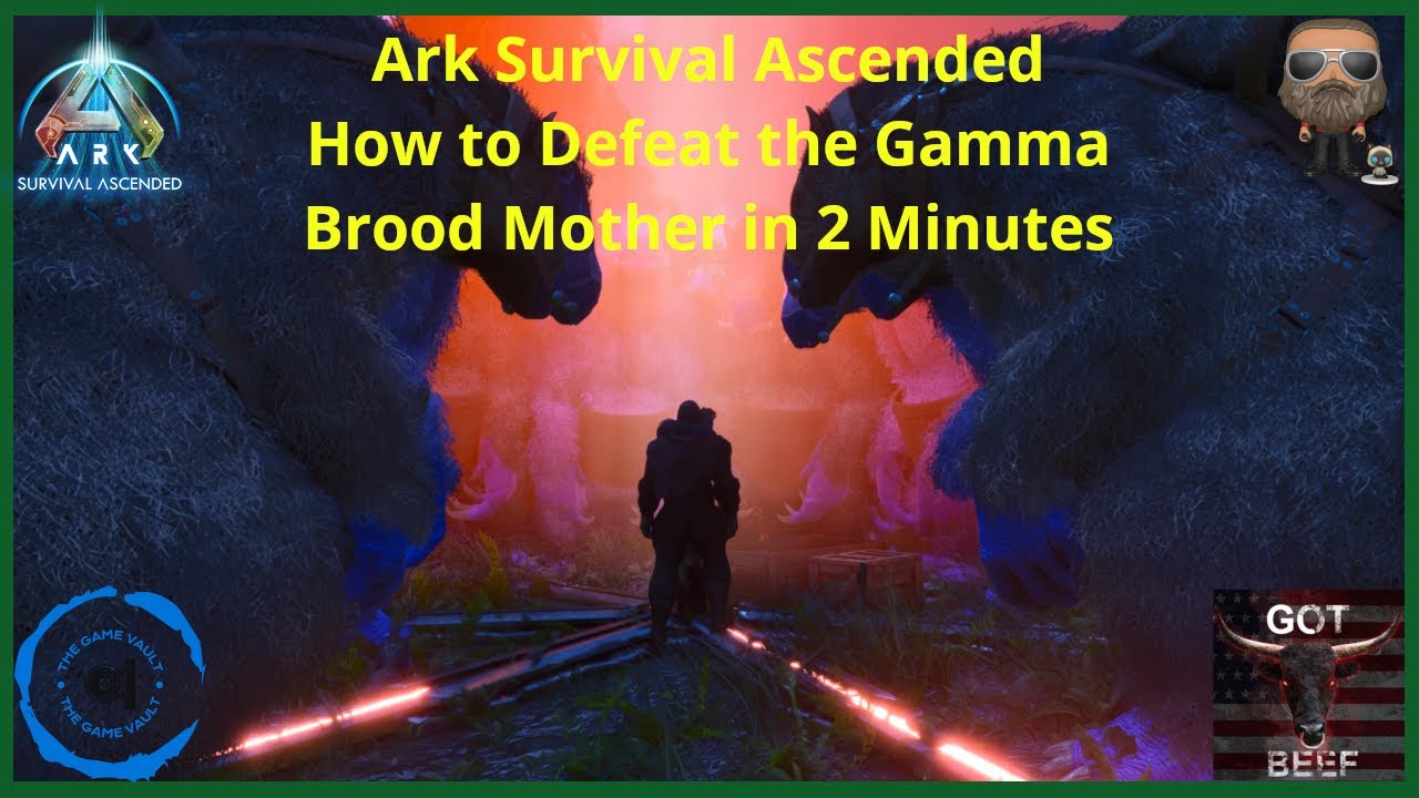 Ark Survival Ascended [PS5] How to Beat The Gamma Brood Mother in 2 ...
