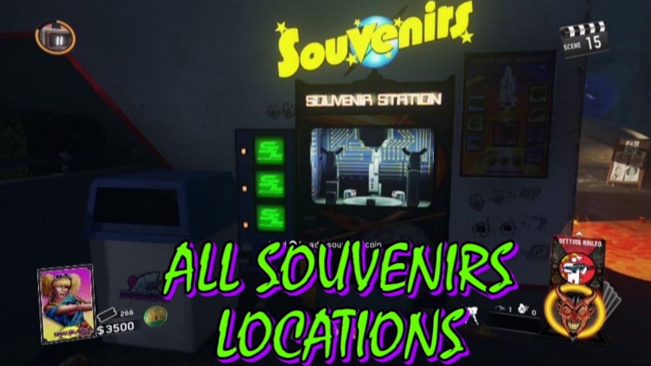 Zombies in Spaceland All Souvenirs Shops Locations YouTube