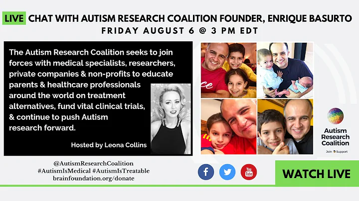 Live chat with Autism Research Coalition founder, ...