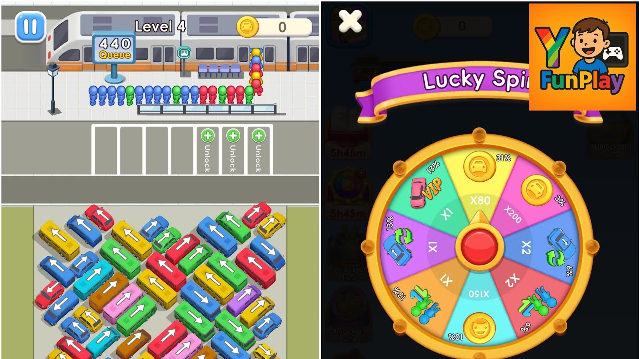 6-years-old try to solve Car Jam real world problem 🚗🚕🚙 [@YoungFunPlay