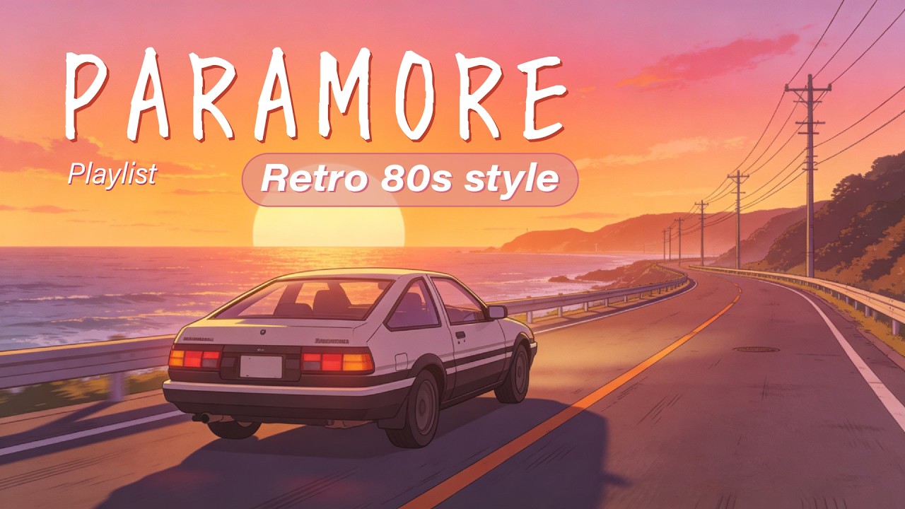 Paramore Japanese City Pop Covers | Retro 80s Style Playlist