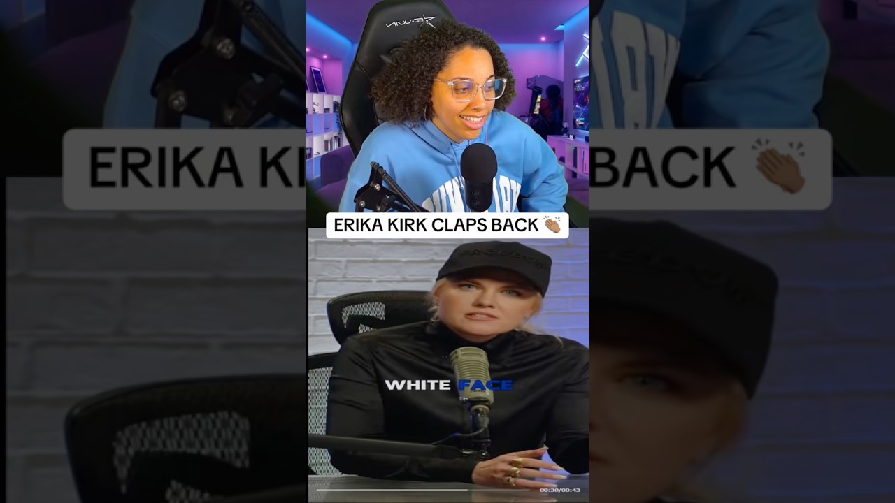 Erika Kirk COMMENTS on Candace Owens and Druski #shorts #erikakirk #candaceowens
