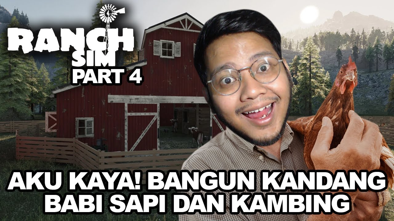 AKU KAYA! BANGUN KANDANG BABI SAPI DAN KAMBING - RANCH SIMULATOR ...