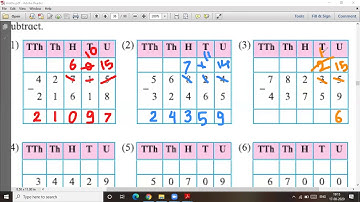 Subtraction # std  4 # page 27 # lecture video