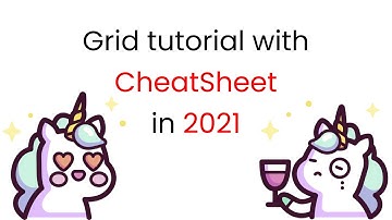 Complete Grid Tutorial with Cheat Sheet 2021 🎖️|| CSS Grid 2021