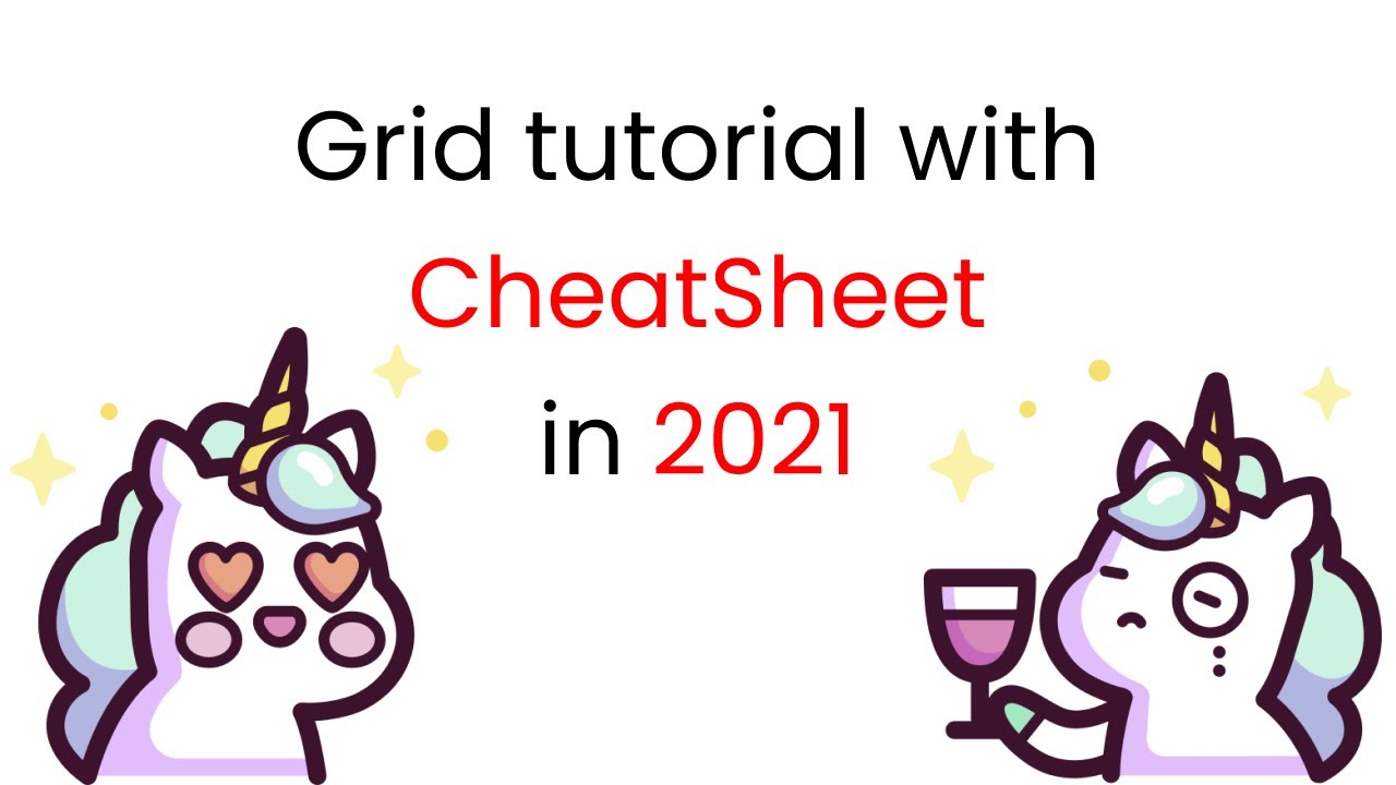 Complete Grid Tutorial with Cheat Sheet 2021 🎖️|| CSS Grid 2021