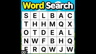 🔎Word search. Quiz for Seniors [word quiz, concentration, memory, brain training] easy#001 screenshot 3