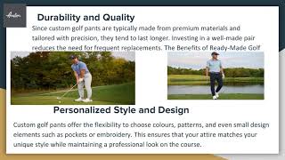 Custom vs  Ready Made  Which Men’s Golf Pants Are Better