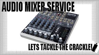 How To Clean & Service Your Audio Mixer.Scratchy Pots, Dirty Buttons Be Gone.