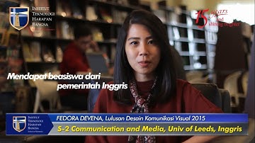 Fedora Devena - Soft Skill dari ITHB, Membuat Saya diakui hingga Luar Negeri