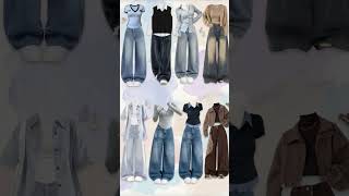 ✨Baggy Jeans + Korean Street Style Outfit new ideas for girls 💕#trending#viral#ytshorts#stylish 💕💕✨✨