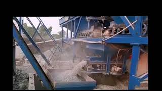 Ready Mix batching plant working..