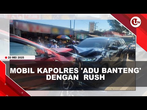 MOBIL KAPOLRES GOWA 'ADU BANTENG' SAAT HENDAK GEREBEK TAMBANG ILEGAL | U-NEWS