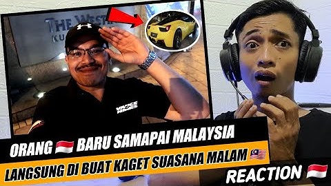 Auto Kaget❗Melihat Orang 🇮🇩 Pertama Sampai Ke Malaysia, Ternyata Orang 🇲🇾 Seperti Ini | Reaction 🇮🇩
