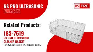 RS PRO - 1837515 - ULTRASONIC CLEANING BASKET FOR 2L TANK - RS