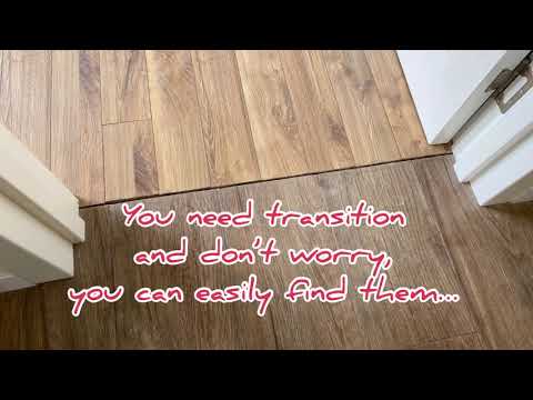 All details of the Floor Transition Installation in easiest way, DIY