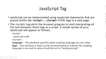 Java Script : Introduction | Hartron Skill Centre, Near Jat College, Hisar