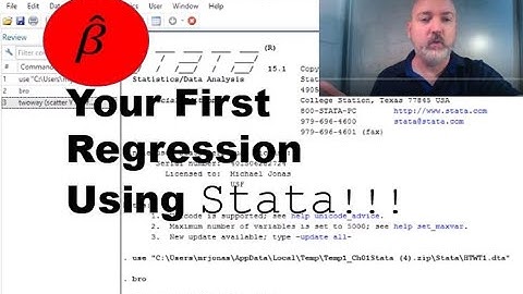 Your First Regression in Stata!