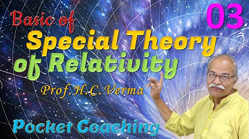 Lec 3: Galilean Transformation (GT)| SPECIAL THEORY OF RELATIVITY | By H C VERMA [HINDI]