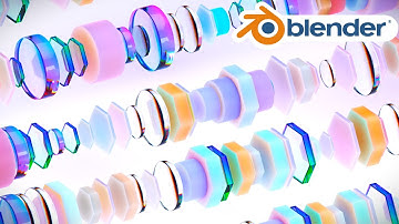 Minimal Style Abstract Art In Blender 3D