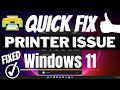 How To Fix Printer Issues in Windows 11 ( 2025 ) - Step by Step