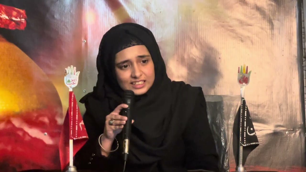 Majlis E Aza Basilsla E Shahadat E Bibi Fatima jjh#Viral#viralvideo2025 