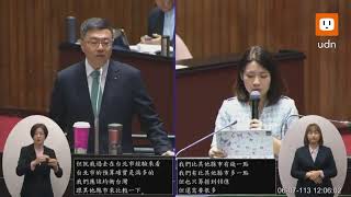 0607卓榮泰施政報告並備詢