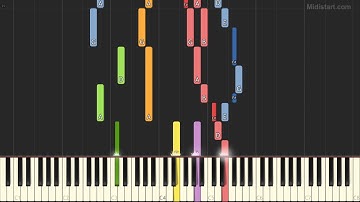 Johann Sebastian Bach - Air on G String (Piano Tutorial) [Synthesia Cover]