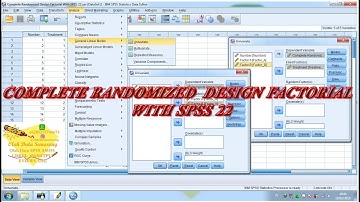 Complete Randomized Design Factorial With SPSS