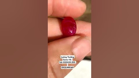 ruby Yên Bái chất kính màu đẹp #gem #ruby #daquy