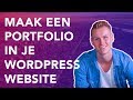 Hoe Maak Je Een Portfolio In Wordpress en Elementor