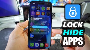 How To LOCK & HIDE Apps on iPhone Air