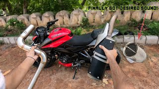 KTM Exhaust with Catalytic Converter and Bend Pipe | NS 200