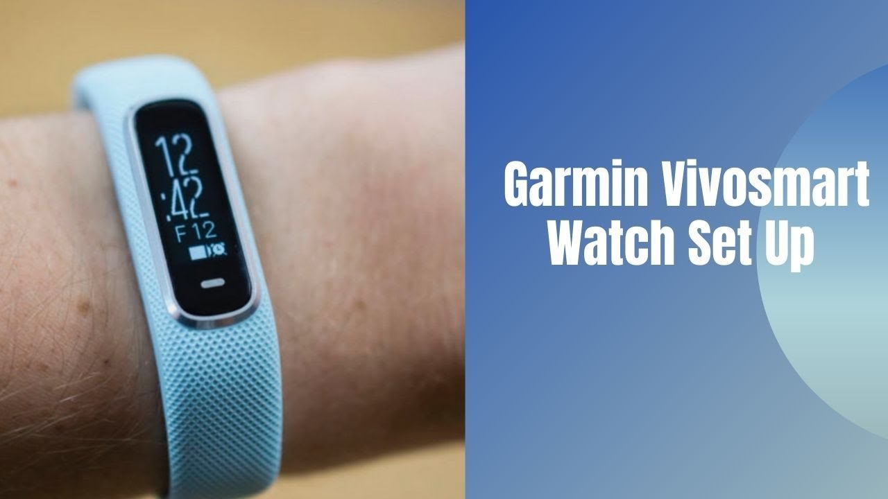 tør beslag Silicon How To Set Up Garmin Vivosmart Watch - YouTube